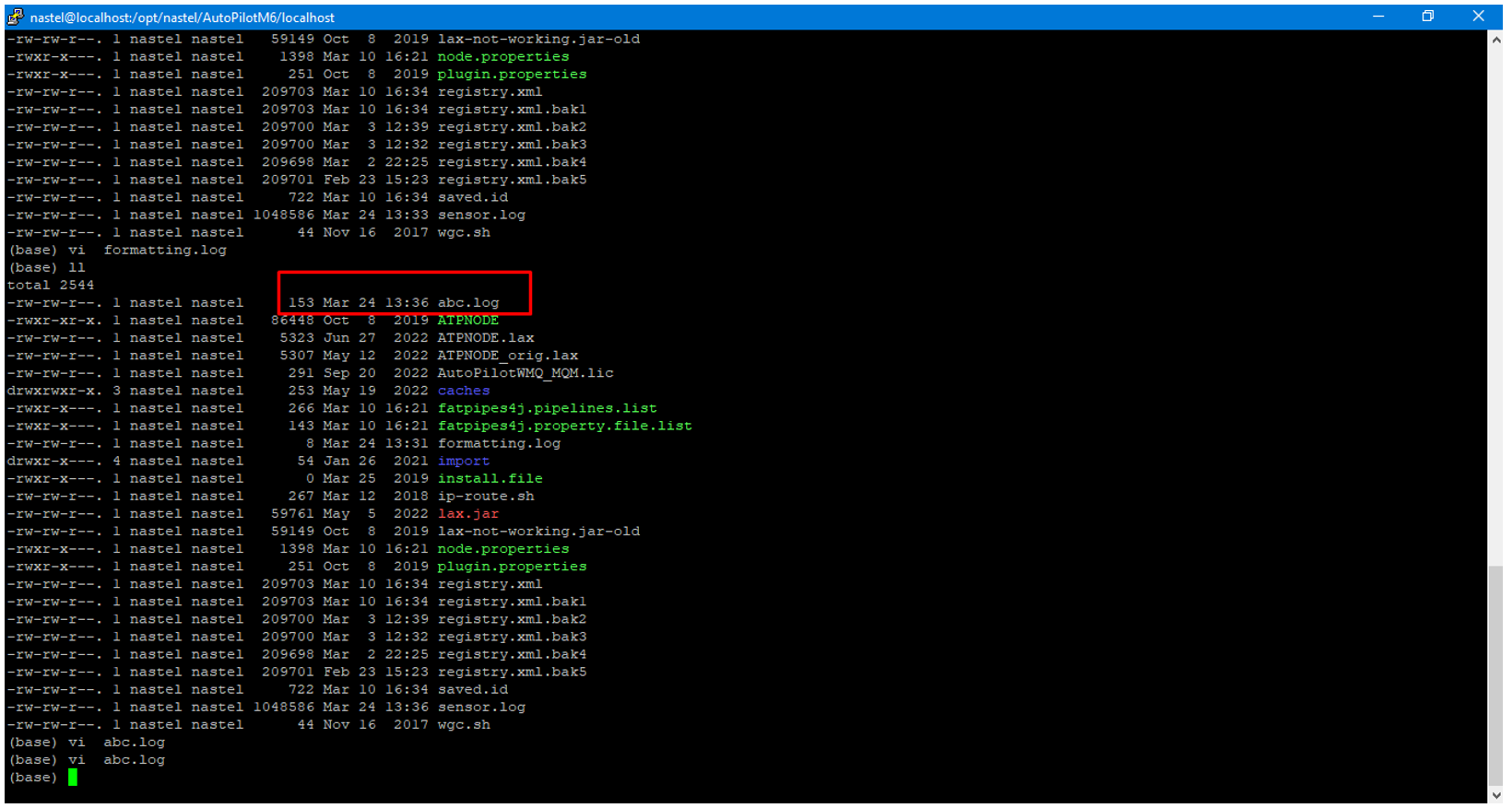 LogfileInLocahost.png