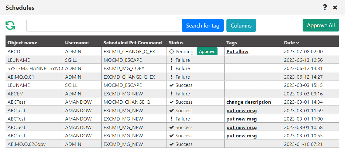 Scheduling jobs – meshIQ