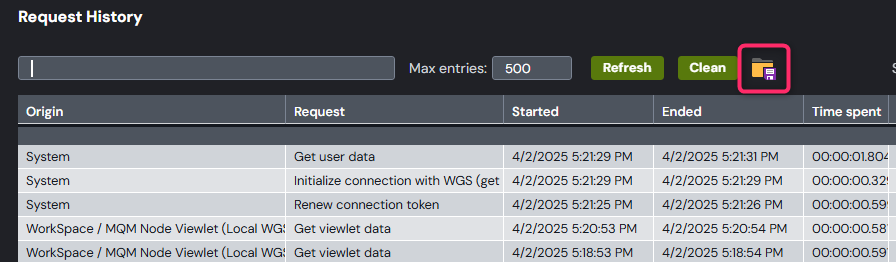 Request History exporting button.png