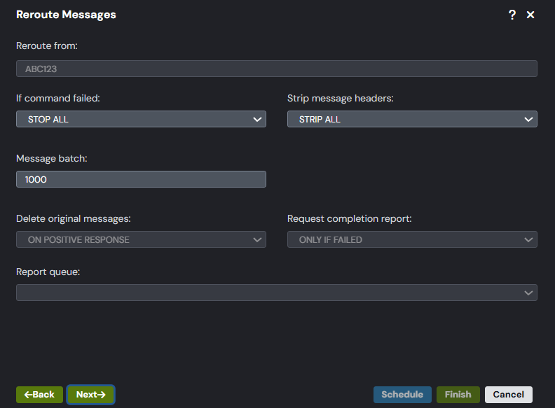 Reroute Messages – meshIQ
