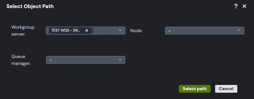 Select object WGS, Node and QMGR.png