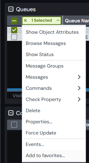Queue selected menu.png